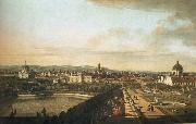Bernardo Bellotto, Vienna,Seen from the Belvedere Palace